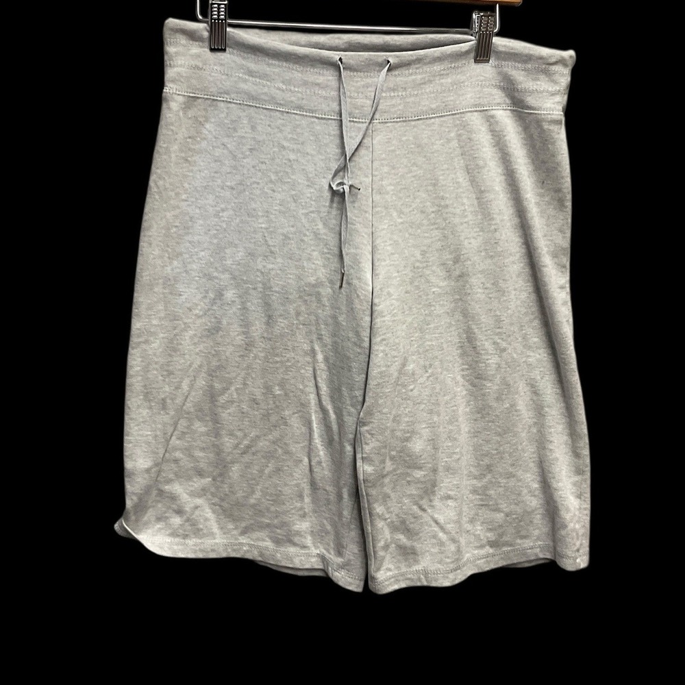 GW Sport Women's Gray Lounge Shorts  1X‎ Cotton Spandex Athletic Athletic Casual